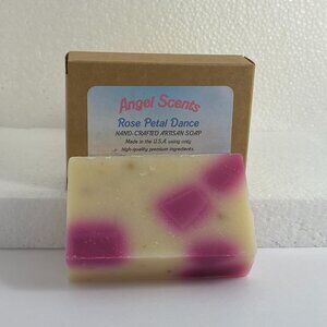 Rose Petal Dance Natural Bar Soap, single bar